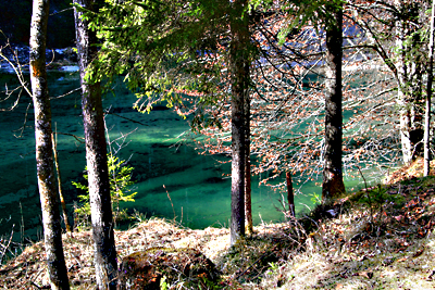 Kaiser-Reich_Kiefersfelden_Giessenbachklamm_am_Stausee