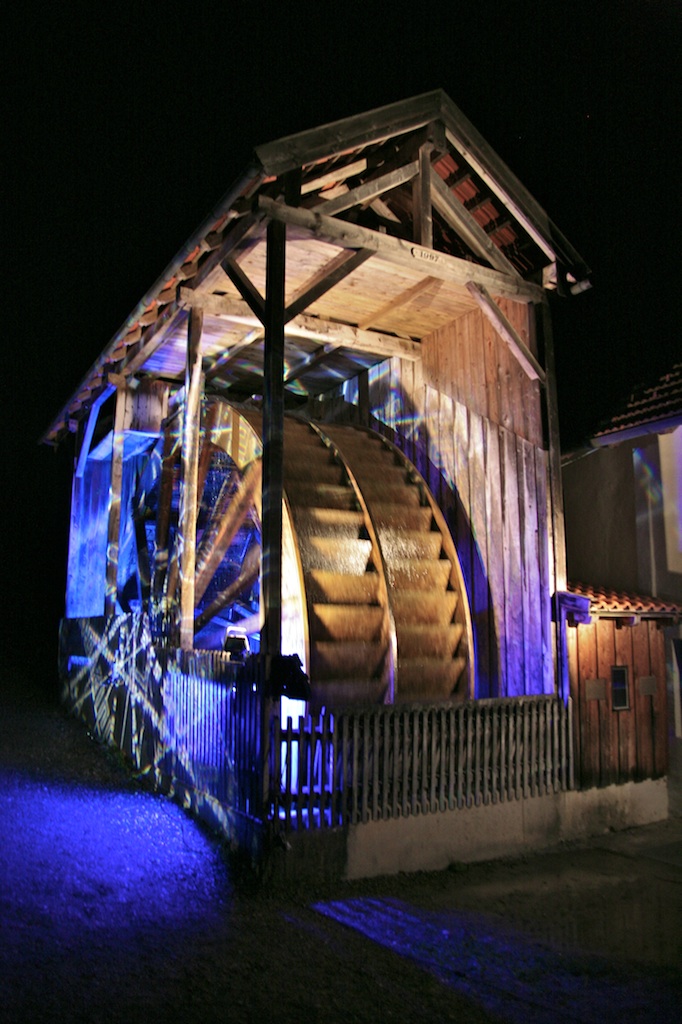 Felsenzauber Giessenbachklamm Kaiser-Reich Kiefersfelden Wasserrad